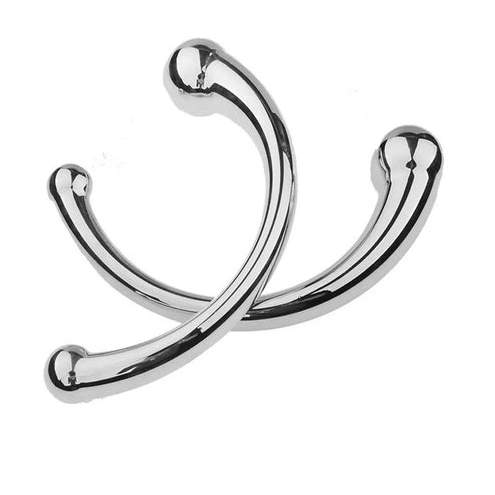 Anal Hooks Double Stainless Hook Ended 5858 Elegant Anal Steel 0806